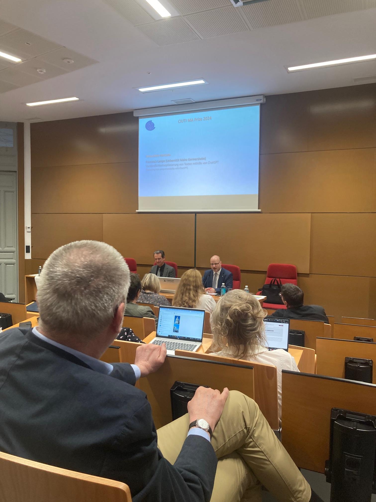 CIUTI Konferenz 2025 ind en Reihen